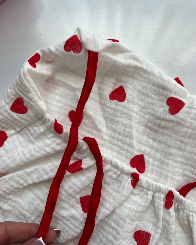 تاپ شلوارک دبل فیس فانتزی سایز ۱