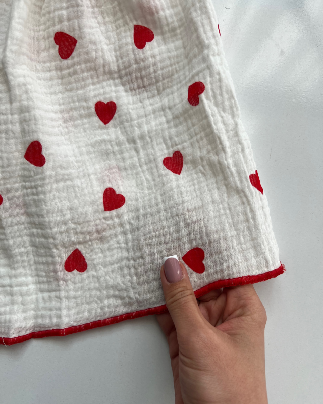 تاپ شلوارک دبل فیس فانتزی سایز ۲